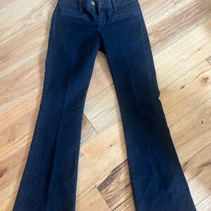Banana Republic low rise flare denim